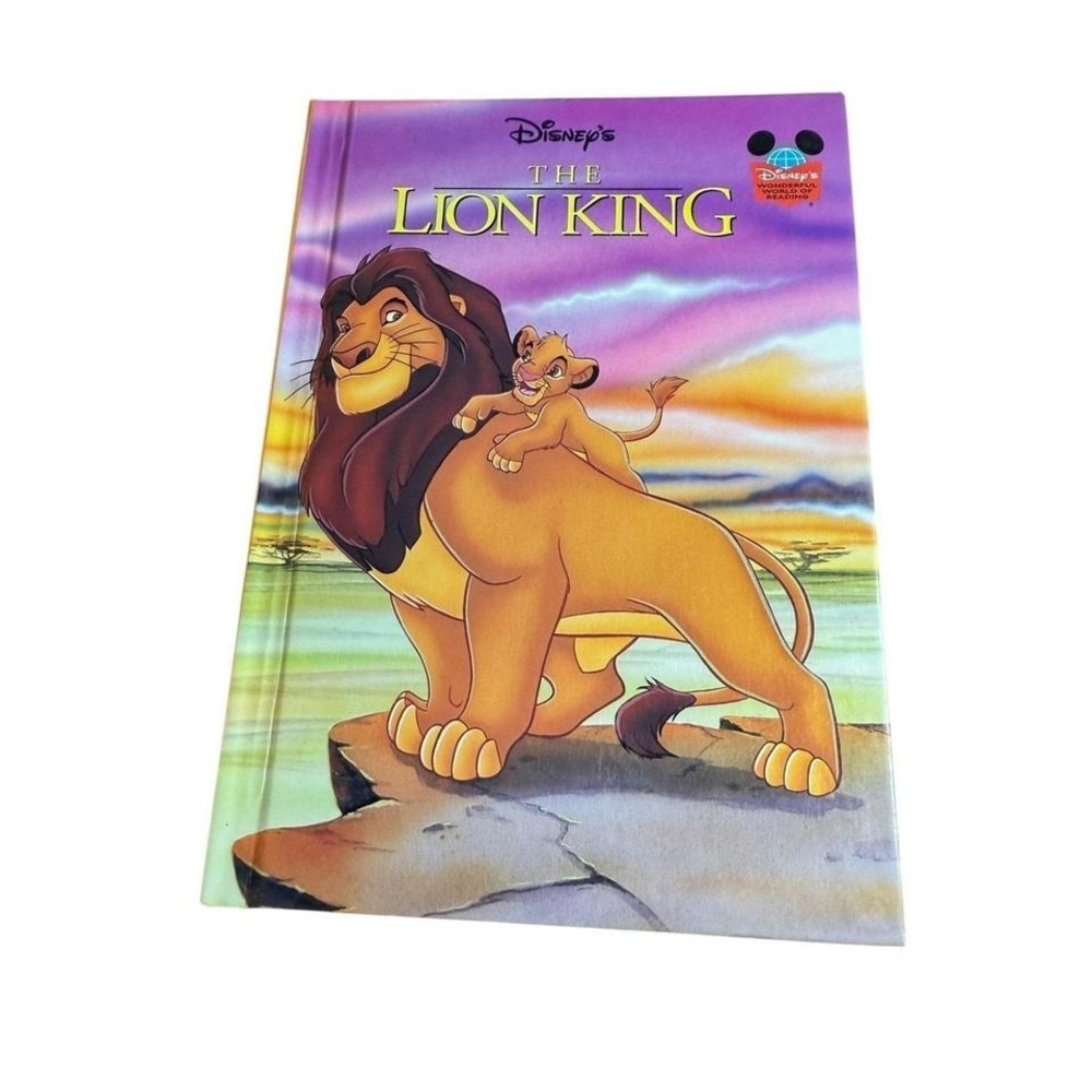 Lion King VTG 1994 Disney Enterprises Hardback Wonderful‎ World of Reading Book